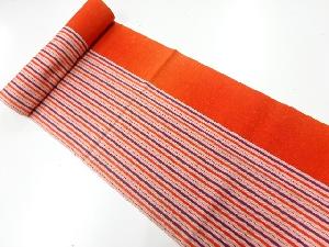 アンティーク　縞模様織出し八寸帯地反物